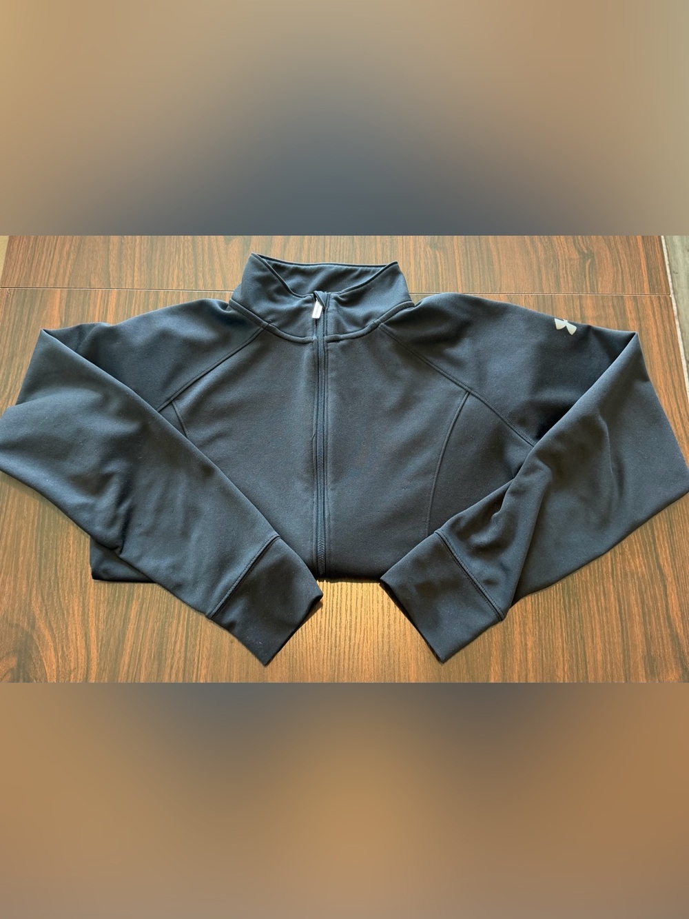 Under Armour Women’s Black AllSeasonGear Full Zip Track Jacket Size M